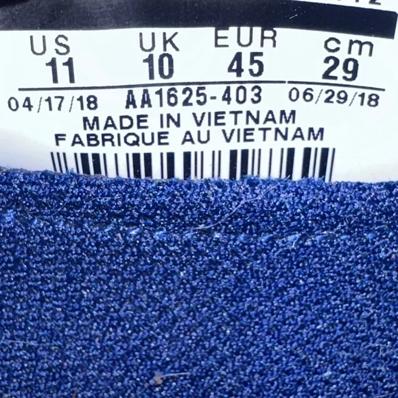 Nike React Blue Mesh Running Shoes - Picture 8 of 8